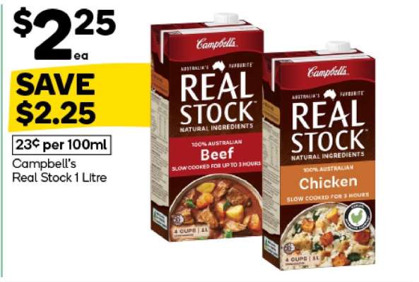 Campbell's Real Stock 1 Litre