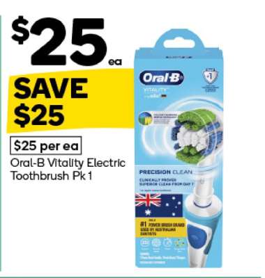 Oral-B Vitality Electric Toothbrush Pk 1