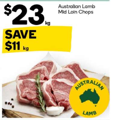 Australian Lamb Mid Loin Chops