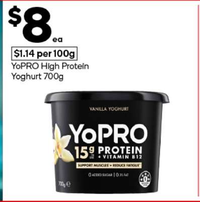 YoPRO High Protein Yoghurt 700g