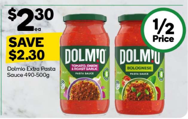 Dolmio Extra Pasta Sauce 490-500g