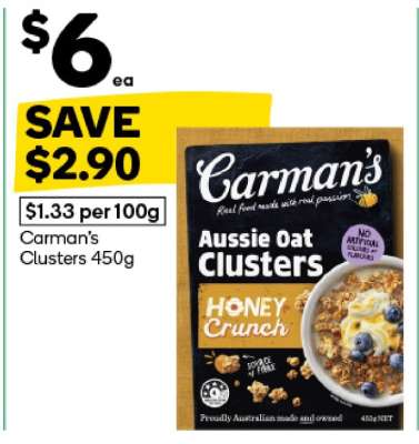 Carman's Clusters 450g