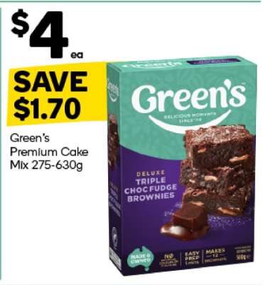 Green’s Premium Cake Mix 275-630g