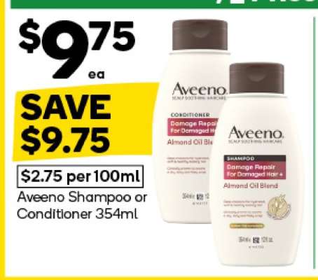 Aveeno Shampoo or Conditioner 354ml