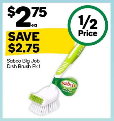 Sabco Big Job Dish Brush Pk 1