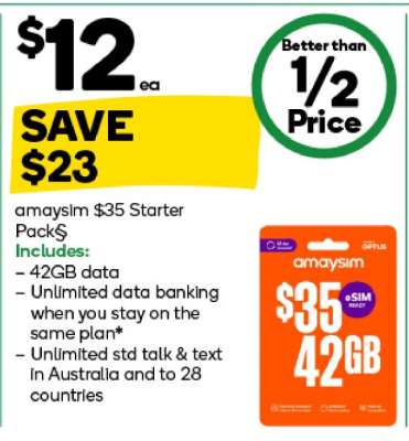 amaysim $35 Starter Pack