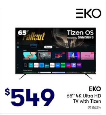 EKO 65" 4K Ultra HD TV with Tizen