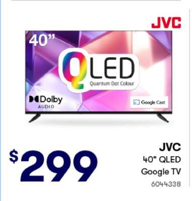 JVC 40" QLED Google TV