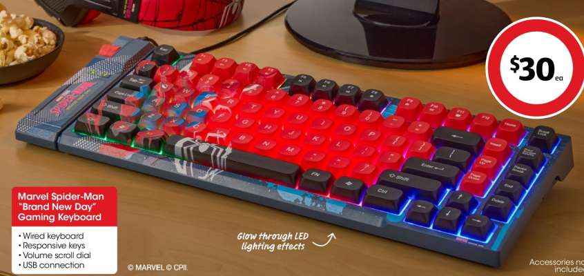 Marvel Spider-Man 'Brand New Day' Gaming Keyboard