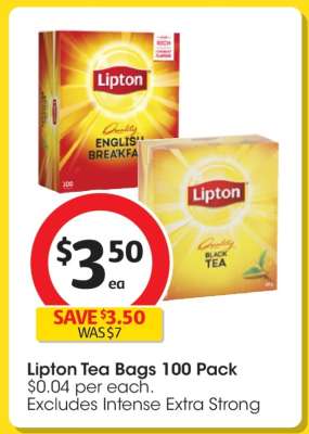 Lipton Tea Bags 100 Pack