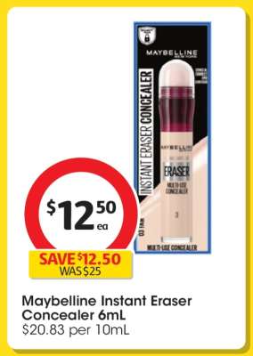Maybelline Instant Eraser Concealer 6mL