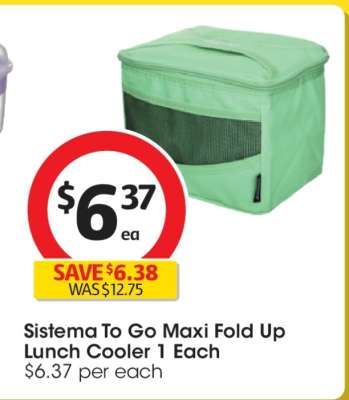 Sistema To Go Maxi Fold Up Lunch Cooler