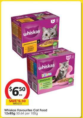 Whiskas Favourites Cat Food