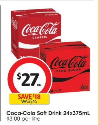 Coca-Cola Soft Drink 24x375mL