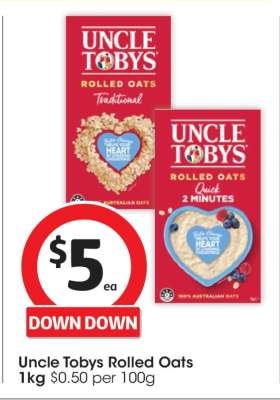 Uncle Tobys Rolled Oats
