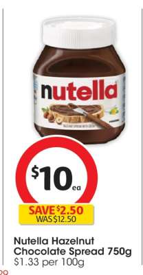 Nutella Hazelnut Chocolate Spread 750g