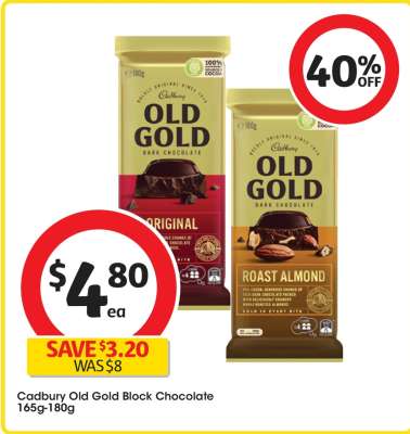 Cadbury Old Gold Block Chocolate