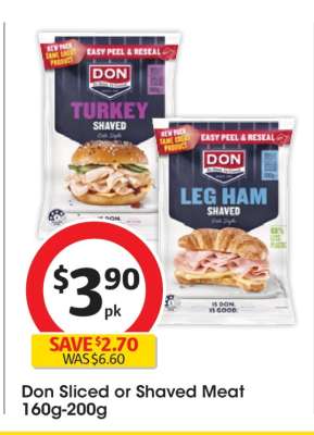 Don Sliced or Shaved Meat 160g-200g