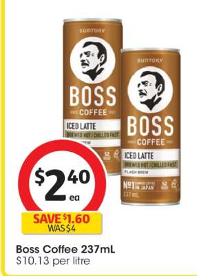 Boss Coffee 237mL