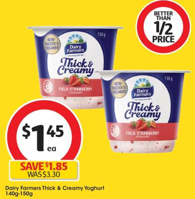Dairy Farmers Thick & Creamy Yoghurt
