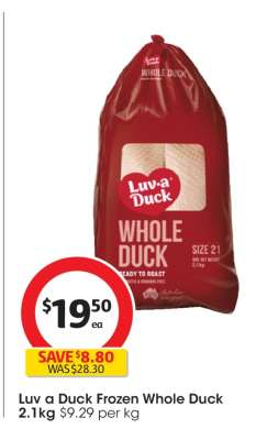 Luv a Duck Frozen Whole Duck