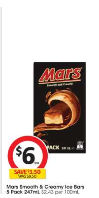 Mars Smooth & Creamy Ice Bars