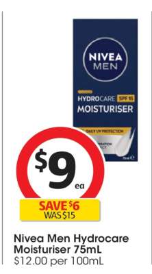 Nivea Men Hydrocare Moisturiser 75mL