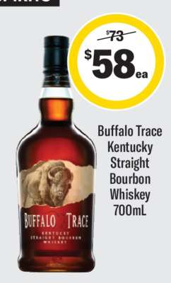 Buffalo Trace Kentucky Straight Bourbon Whiskey 700mL