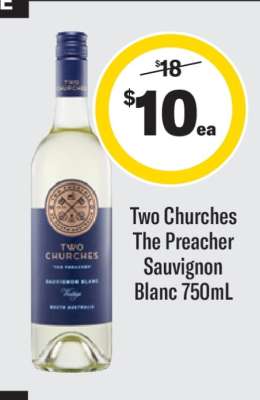 Two Churches The Preacher Sauvignon Blanc 750mL