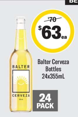 Balter Cerveza Bottles 24x355mL