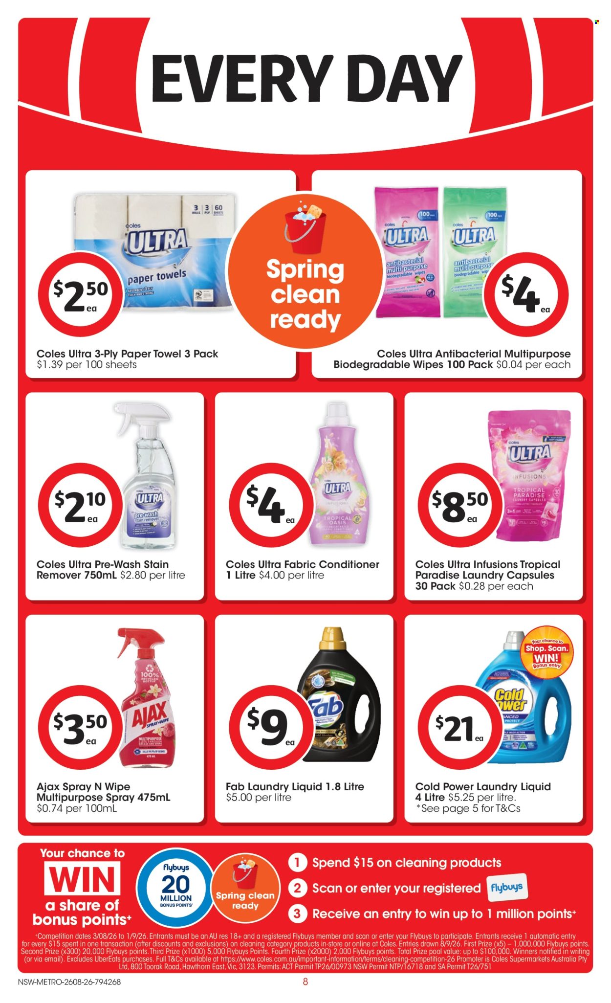 Coles catalogue - 26.8.2026 - 1.9.2026. Page 8