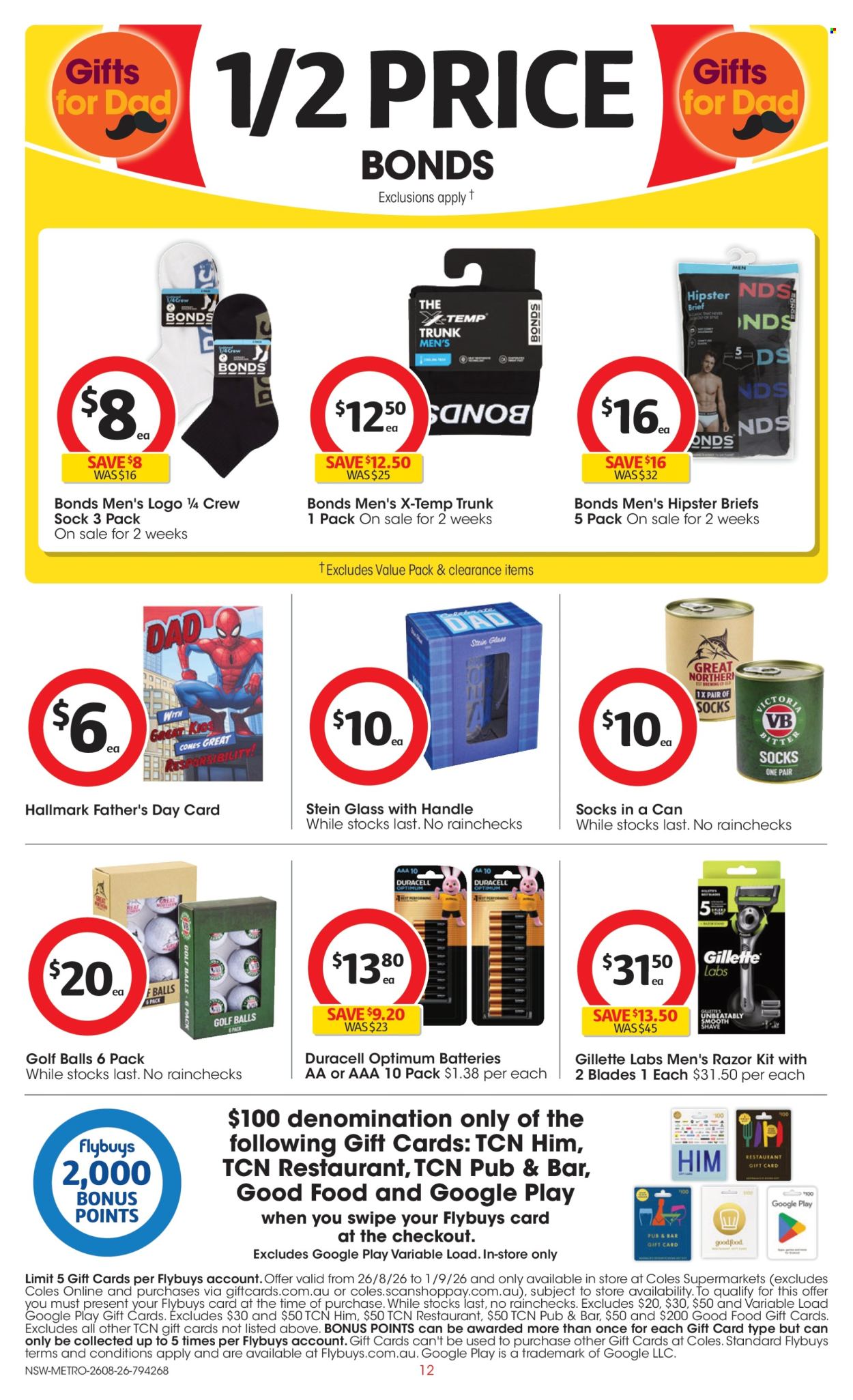 Coles catalogue - 26.8.2026 - 1.9.2026. Page 12