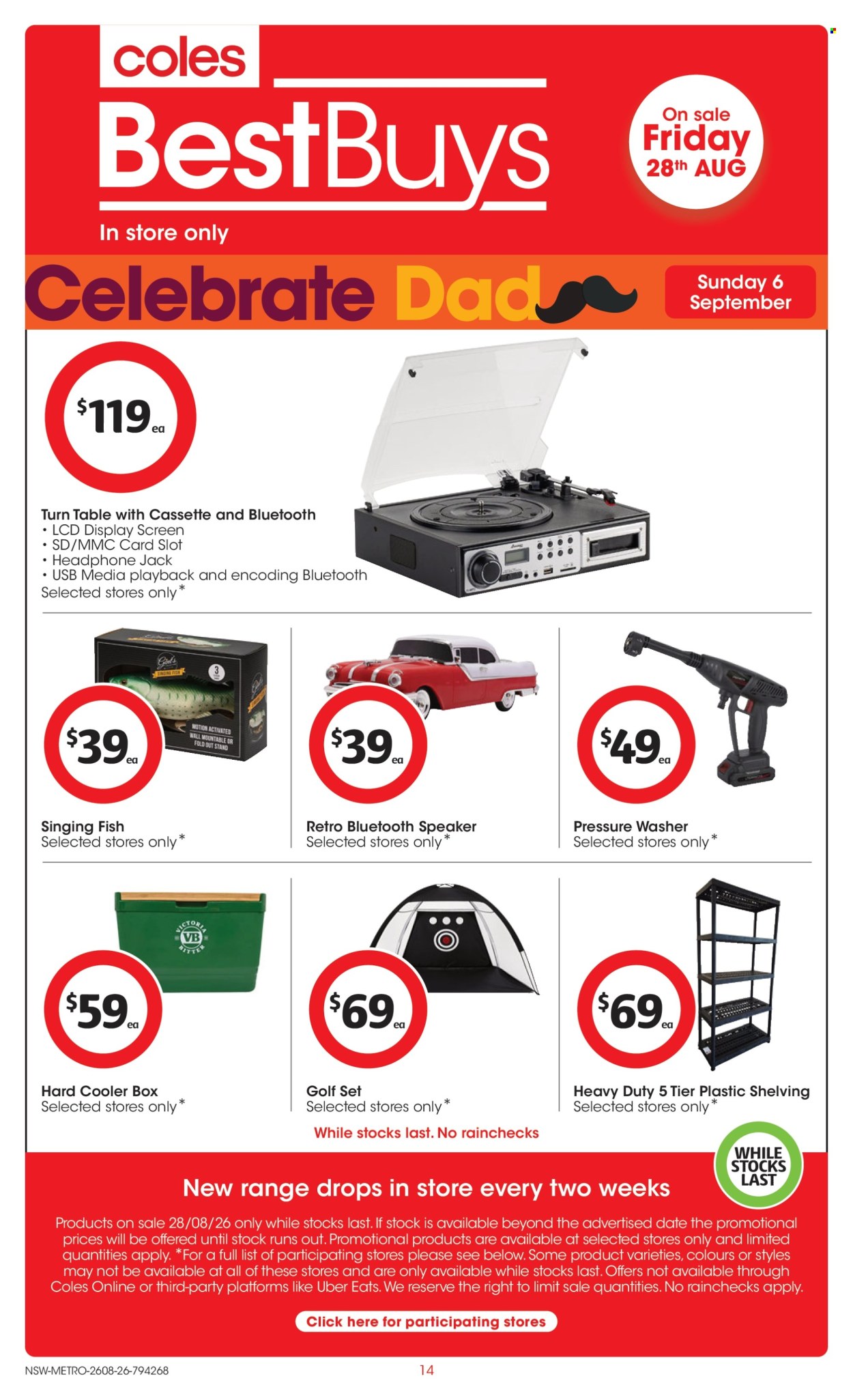Coles catalogue - 26.8.2026 - 1.9.2026. Page 14