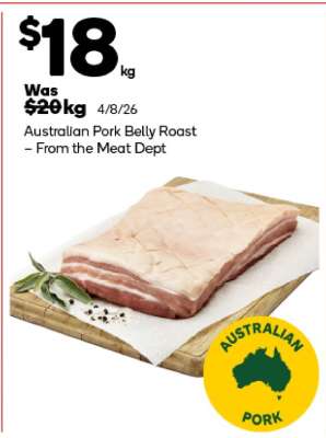Australian Pork Belly Roast