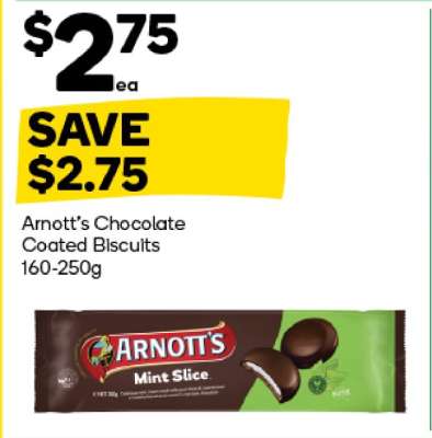 Arnott’s Chocolate Coated Biscuits