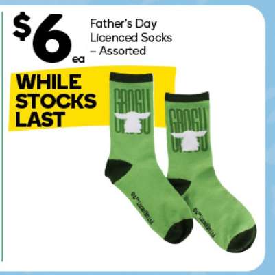 Father's Day Licenced Socks – Assorted