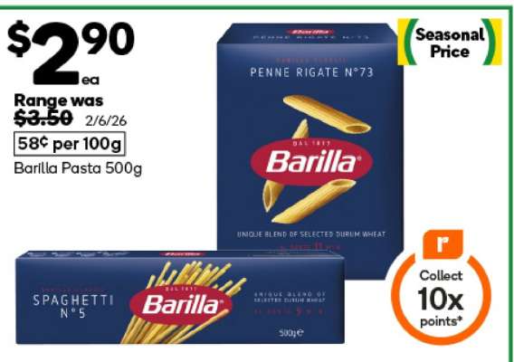 Barilla Pasta 500g