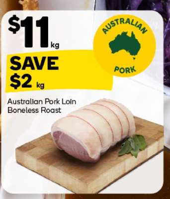 Australian Pork Loin Boneless Roast