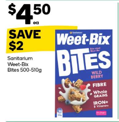 Sanitarium Weet-Bix Bites 500-510g