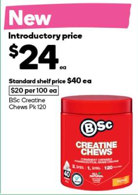 BSc Creatine Chews Pk 120