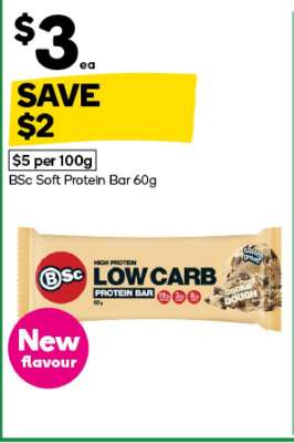 BSc Soft Protein Bar 60g