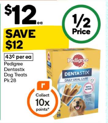 Pedigree Dentastix Dog Treats Pk 28