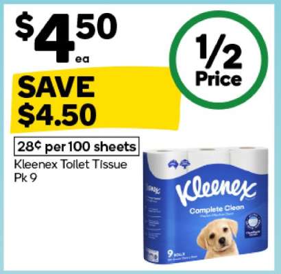Kleenex Toilet Tissue Pk 9