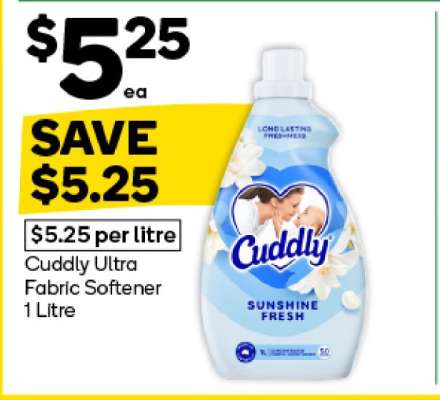 Cuddly Ultra Fabric Softener 1 Litre