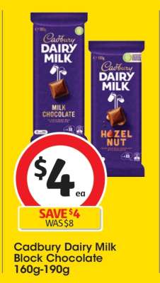Cadbury Dairy Milk Block Chocolate