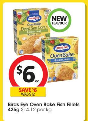 Birds Eye Oven Bake Fish Fillets