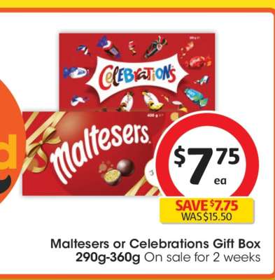 Maltesers or Celebrations Gift Box