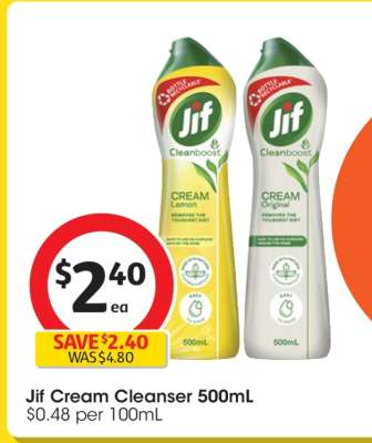 Jif Cream Cleanser 500mL