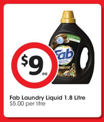 Fab Laundry Liquid 1.8 Litre