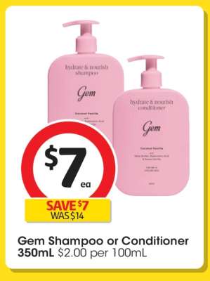 Gem Shampoo or Conditioner